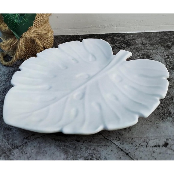 LARGE MONSTERA LEAF SILICONE TRAY MOLD DIY RESIN MICA SHELLS SEA GLASS& MORE LOT - Picture 15 of 16